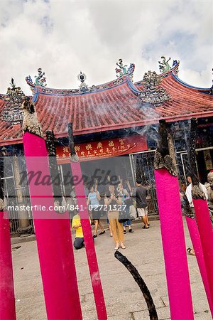Bâtonnets d'encens géant, chinois moon festival, Georgetown, Penang, Malaisie, Asie du sud-est, Asie