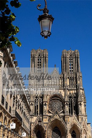 Cathedral of Notre-Dame, UNESCO World Heritage Site, Reims, Marne, Champagne-Ardenne, France, Europe
