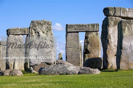 Stonehenge, patrimoine mondial de l'UNESCO, la plaine de Salisbury, Wiltshire, Angleterre, Royaume-Uni, Europe