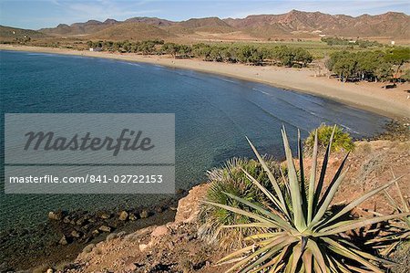 Genoveses Beach, Cabo de Gata, Almeria, Andalusien, Spanien, Europa