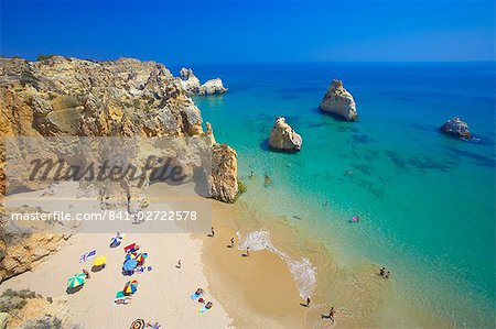 Beach at Lagos, Algarve, Portugal, Europe