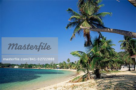 Beach Resort du West End, sur Roatan, la plus grande des îles de la baie, le Honduras, Caraïbes, Amérique centrale Beach Resort du West End, sur Roatan, la plus grande des îles de la baie, le Honduras, Caraïbes, Amérique centrale