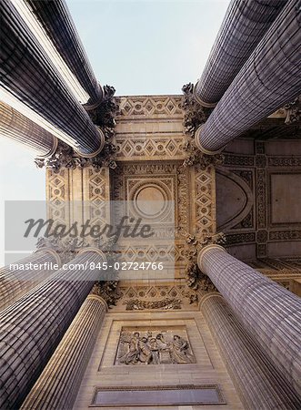 Le Pantheon, Paris. Architecte : jacques-Germain Soufflot