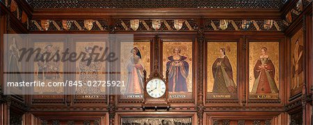 Chambre du Prince, les maisons du Parlement, Londres. Architecte : Sir Charles Barry.