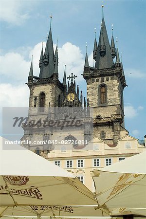 Notre-Dame de Týn, Stare Mesto (vieille ville), Prague.