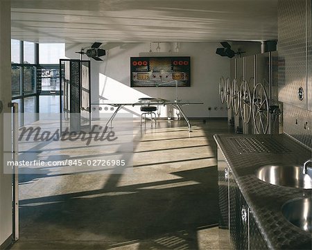 Thamesreach Penthouse - Kitchen and Study. Architect: John Young