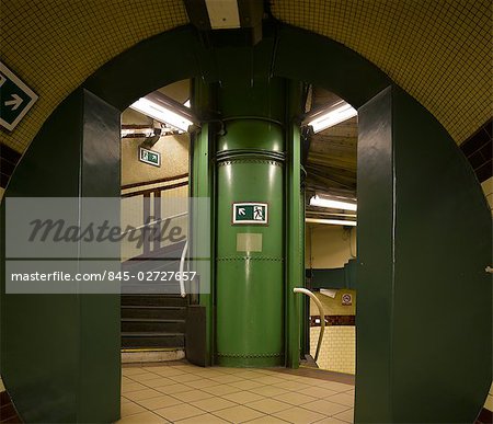 Station de métro Edgware Road, Londres.