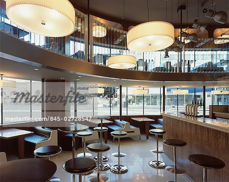 Collage Bar, Radisson Hotel, Glasgow, Scotland. Architect: Graven Images