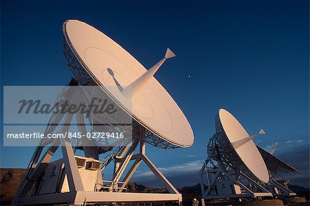 Micro-ondes antennes, White Sands, au Nouveau-Mexique Micro-ondes antennes, White Sands, au Nouveau-Mexique