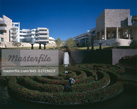 Das Getty Center, Los Angeles, Kalifornien, 1984-1997. Architekt: Richard Meier