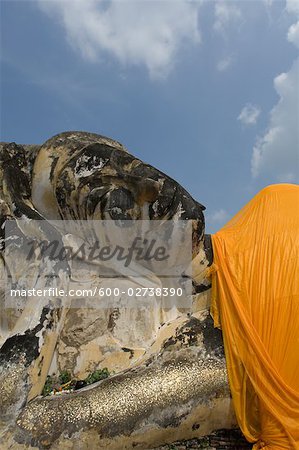 Statue, Ayutthaya, Thaïlande