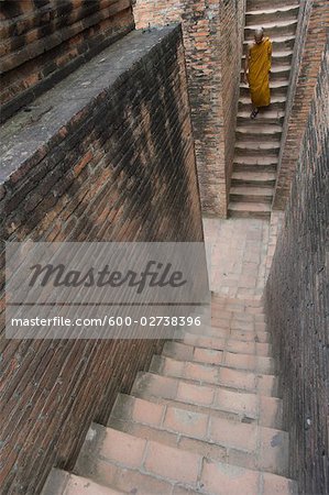 Treppenhaus, Ayutthaya, Thailand