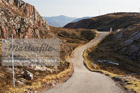 Road, Torridon, Wester Ross, Ross-shire, Scotland