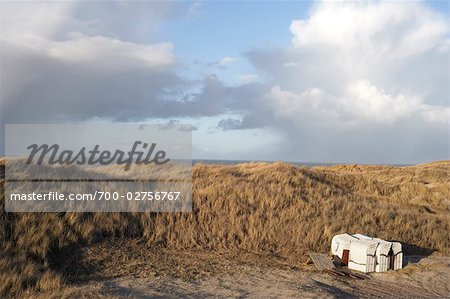 Beach Hut, Nordsee, Schleswig-Holstein, Deutschland