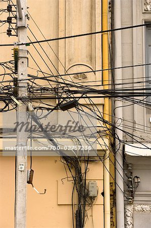 Electrical Wires, Valparaiso, Chile