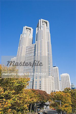 Tokyo Metropolitan Government Office in Shinjuku, Japan