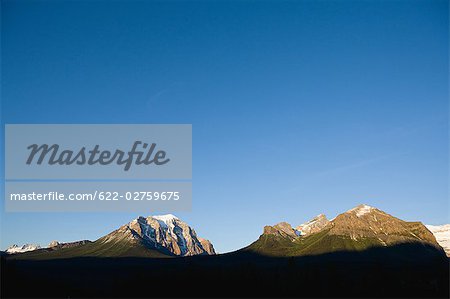 Snow -Covered Mountains against Blue Sky