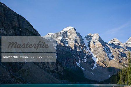 Snow-Covered Mountains  at Alberta, Canada