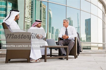 Businessmen having a meeting