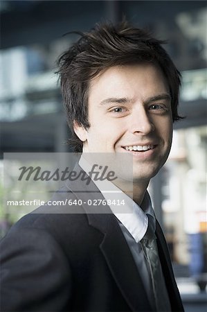 Portrait of a businessman smiling