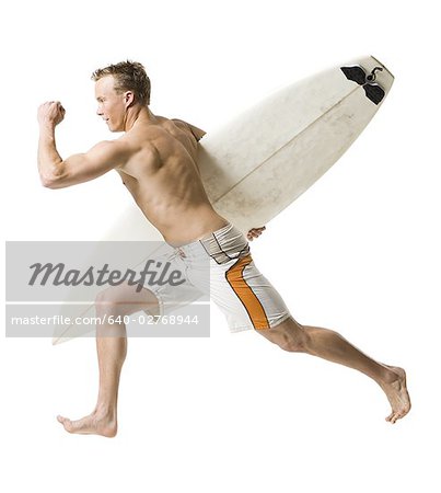 Männliche surfer