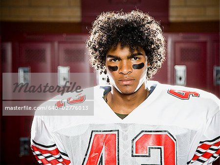 High School football player.