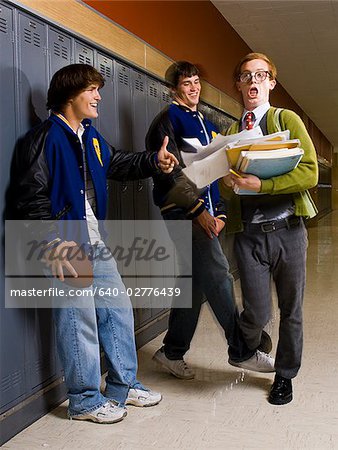 High School Jocks and a Nerd.