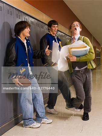 High School Jocks and a Nerd.