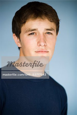 young man smiling.