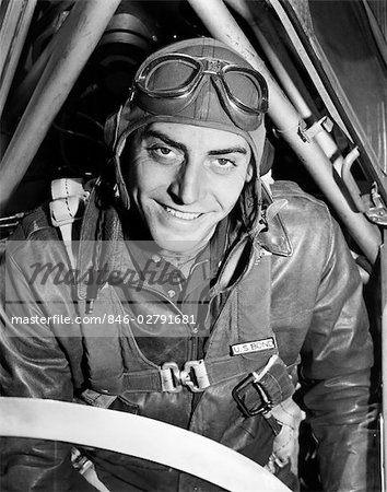 1940s AIRPLANE PILOT US BOND PROMOTION