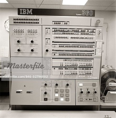 1960s 1970s CONTROL PANEL IBM SYSTEM 360 COMPUTER