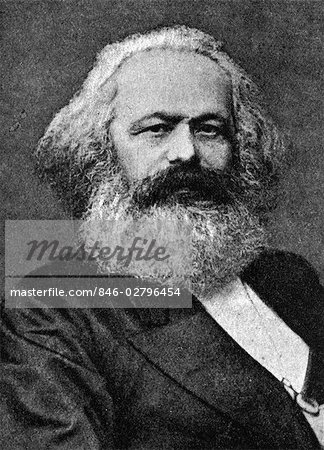 KARL MARX 1818-1883 GERMAN PHILOSOPHER ECONOMIST REVOLUTIONARY WITH FRIEDRICH ENGELS WROTE COMMUNIST MANIFESTO