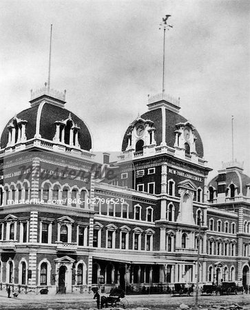 1871-1911 BAHNHOF GRAND CENTRAL STATION ABGERISSEN