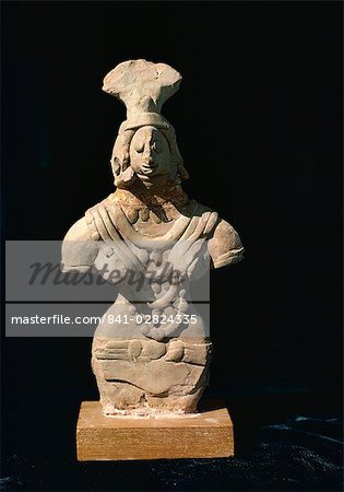 Weibliche Statue aus Mohenjo-Daro, Museum von Karatschi, Pakistan, Asien