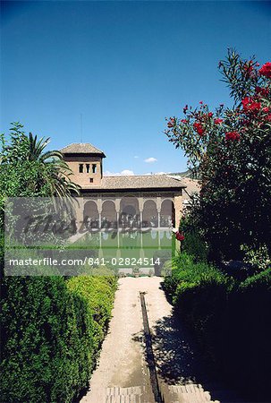 Le Partal, Alhambra palace, patrimoine mondial UNESCO, Grenade, Andalousie, Espagne, Europe