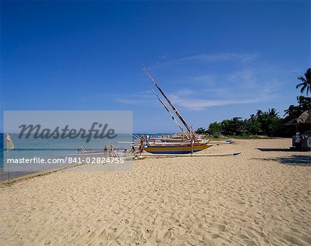 Prahu Boot, Sanur Beach, Bali, Indonesien, Südostasien, Asien