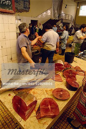 Fish market, Funchal, Madeira, Atlantic, Portugal, Europe