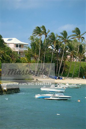 Boote und Ferienwohnungen am Wasser, Bermuda, Atlantischer Ozean, Mittel-und Südamerika