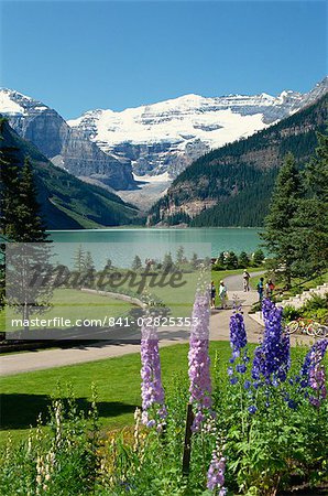 Lac Louise, Parc National Banff, Site du patrimoine mondial de l'UNESCO, montagnes Rocheuses, Alberta, Canada, Amérique du Nord