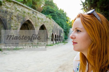 Woman, San Gimignano, Siena Province, Tuscany, Italy