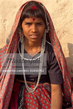 Dhariyawad, Dorfbewohner Rajasthan Zustand, Indien, Asien