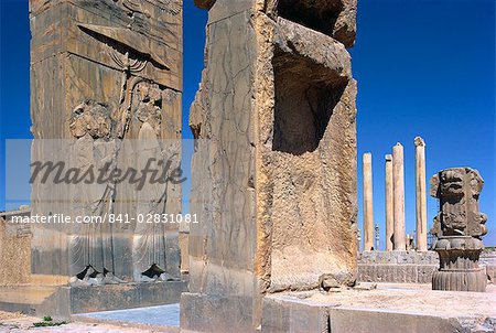 Persépolis, Site du patrimoine mondial de l'UNESCO, en Iran, Moyen Orient