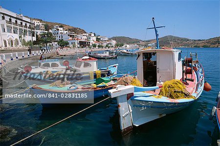 Harbour, Skala, Patmos, Dodecanese, Greek Islands, Greece, Europe