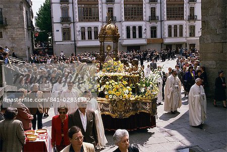 Corpus Christi procession, Lugo, Galicia, Spain, Europe