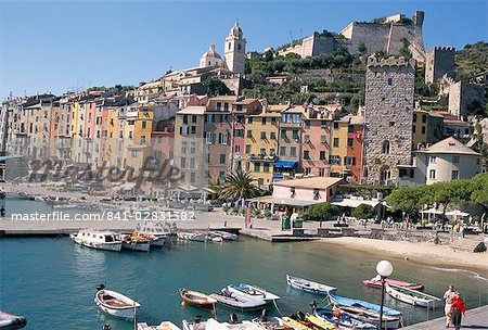 Portovenere harbour, UNESCO World Heritage Site, Liguria, Italy, Mediterranean, Europe