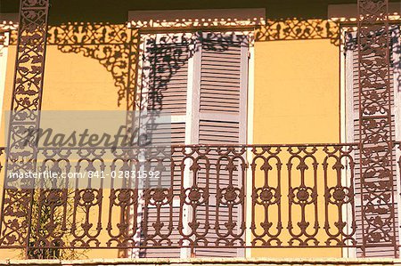 balcons en fer forgé de la Nouvelle Orléans