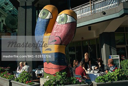 Restaurant en plein air, Southgate complexe, Melbourne, Victoria, Australie et Pacifique