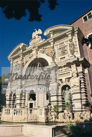 Villa d'Este, patrimoine mondial UNESCO, Tivoli, Latium, Italie, Europe