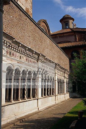 Cloître du XIIIème siècle, San Giovanni in Laterano Basilique, Rome, Lazio, Italie, Europe