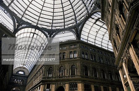 Galleria Umberto, shopping arcade, Naples, Campania, Italy, Europe